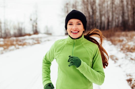 glowing skin in winter